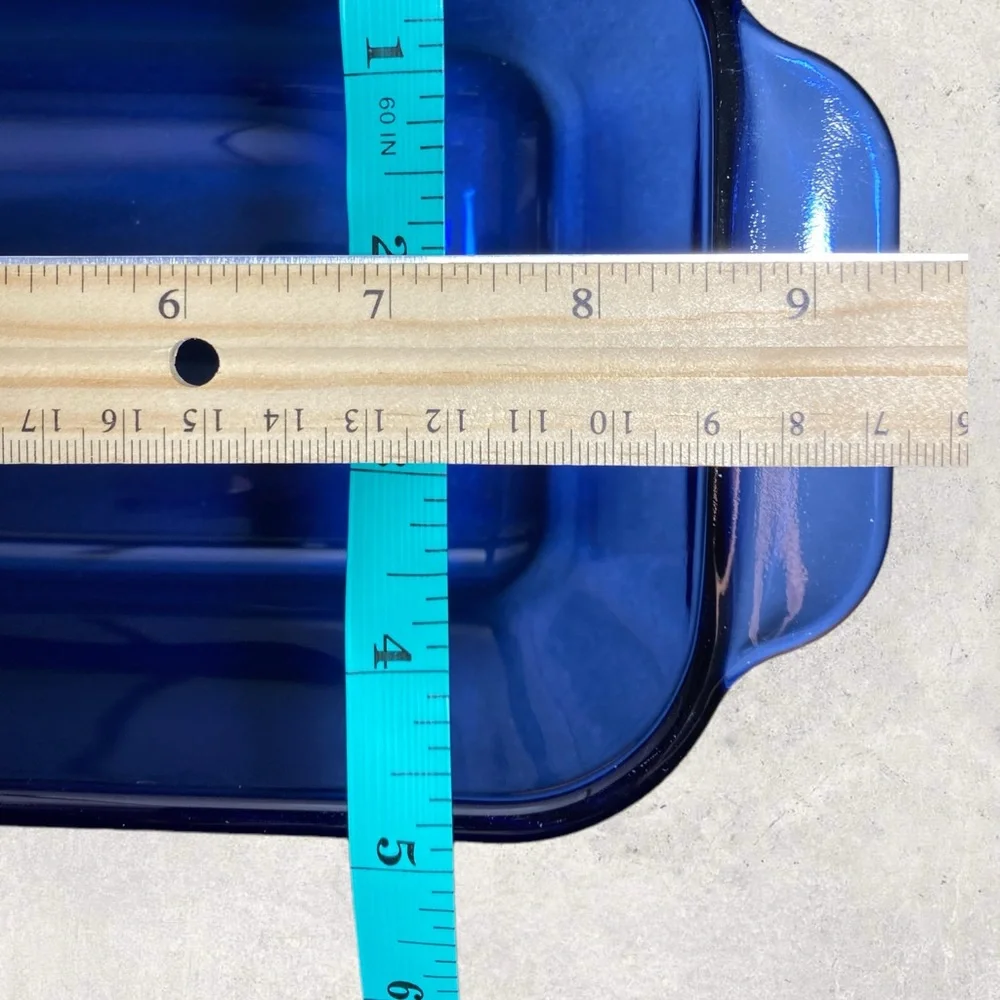 Pyrex Cobalt Blue Glass Loaf Pan
